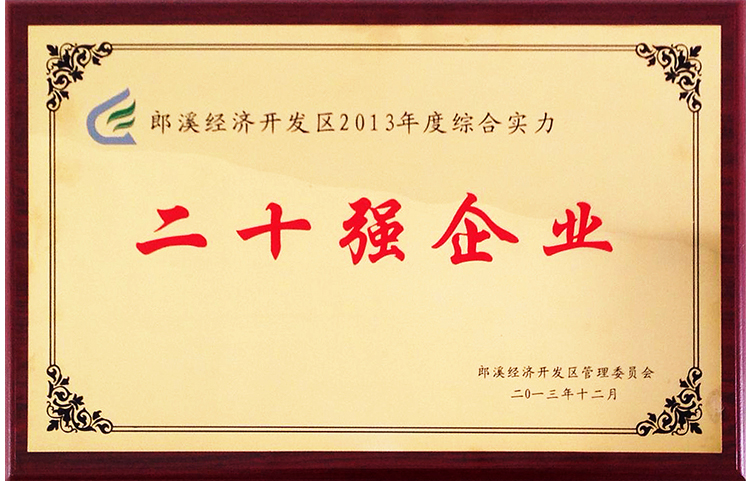 二十強企業(yè)